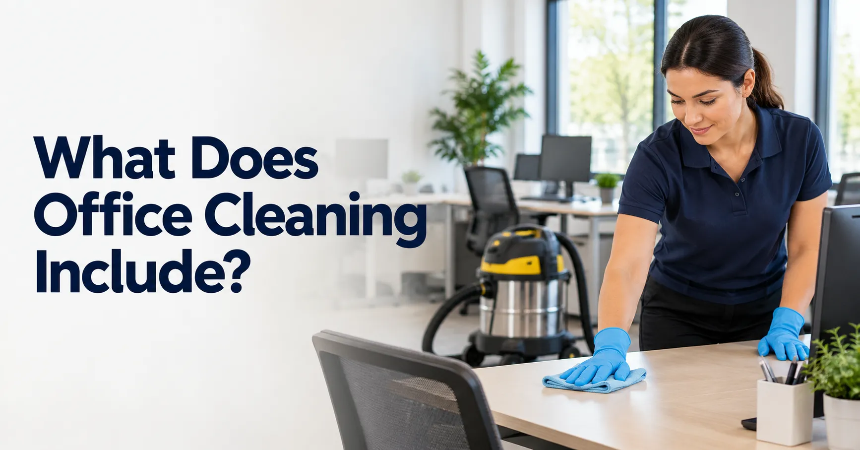 what is included in office cleaning